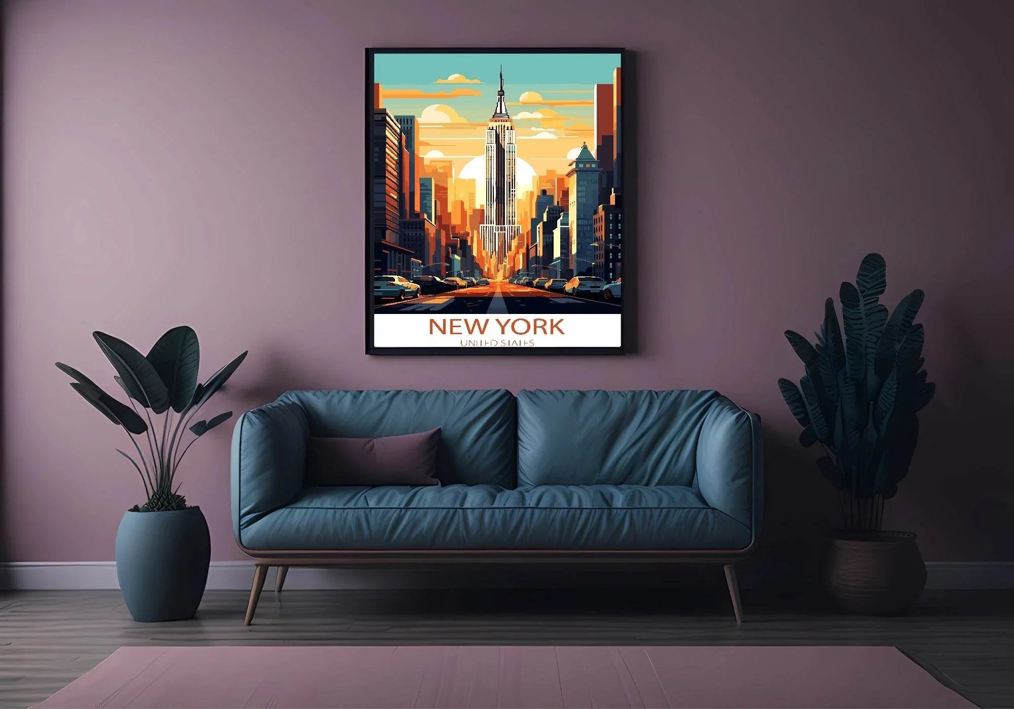Empire State building, New York Print | Travel Wall Art - Larosier Prints