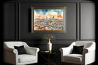 Bucharest, Romania Print | Water Coloured Wall Art - Larosier Prints