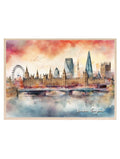 London, England Print | Water Coloured Wall Art - Larosier Prints