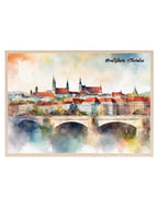Bratislava, Slovakia Print | Water Coloured Wall Art - Larosier Prints