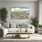 Bern, Switzerland Print | Water Coloured Wall Art - Larosier Prints