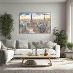 Brussels, Belgium Print | Water Coloured Wall Art - Larosier Prints