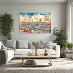 Bucharest, Romania Print | Water Coloured Wall Art - Larosier Prints