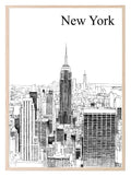 New York Print | Illustrated Wall Art - Larosier Prints