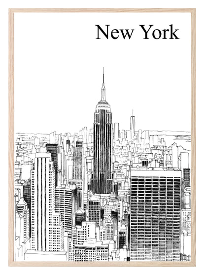 New York Print | Illustrated Wall Art