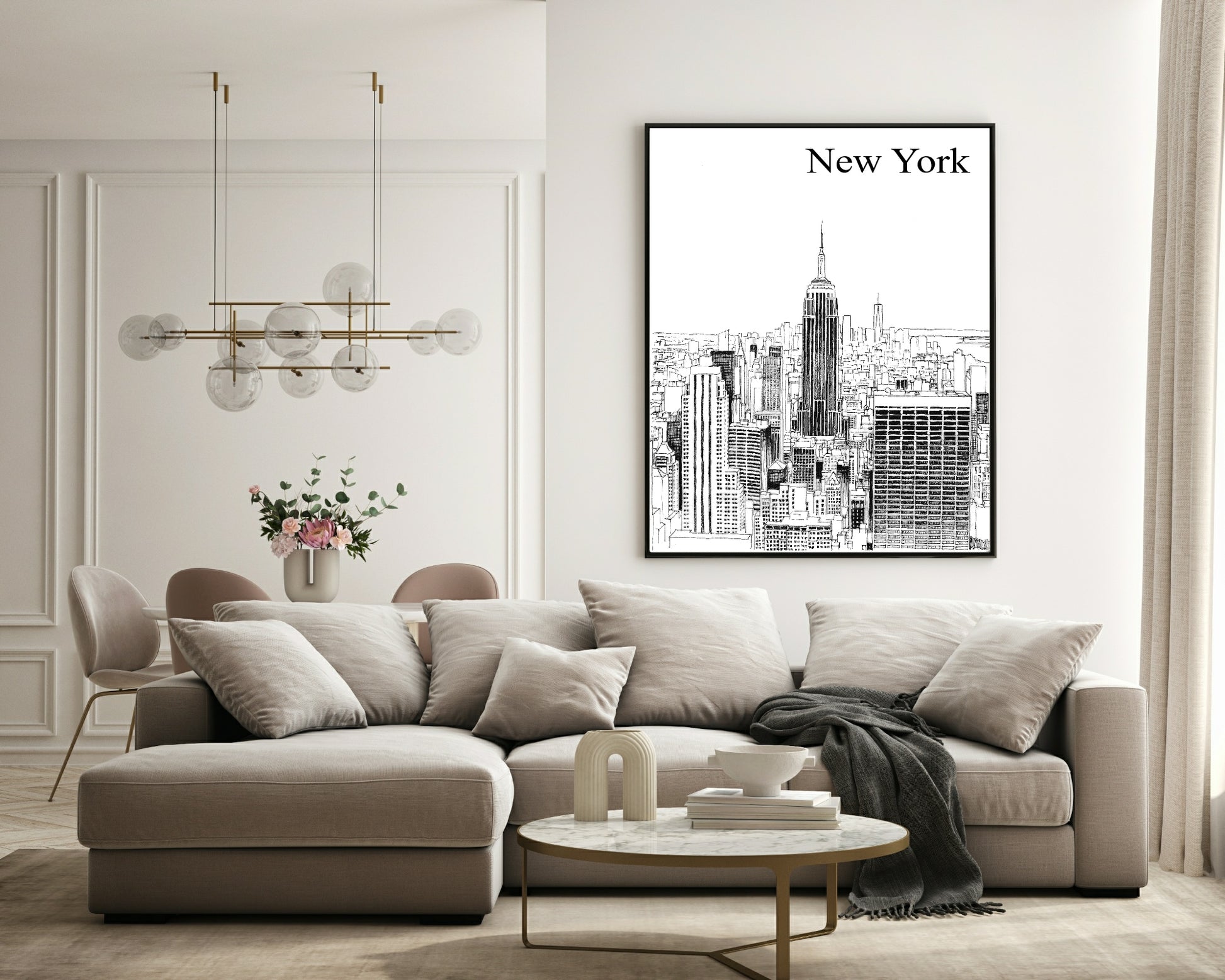 New York Print | Illustrated Wall Art