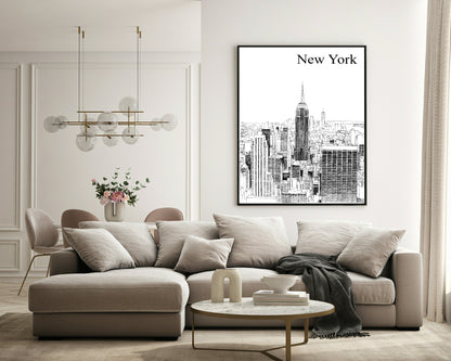 New York Print | Illustrated Wall Art