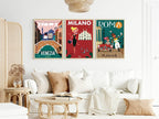 Milan Print | Italian Milano Wall Art - Larosier Prints