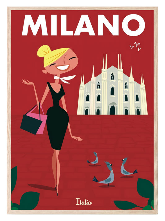 Milan Print | Italian Milano Wall Art