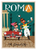 Rome Print | Italian Roma Wall Art - Larosier Prints