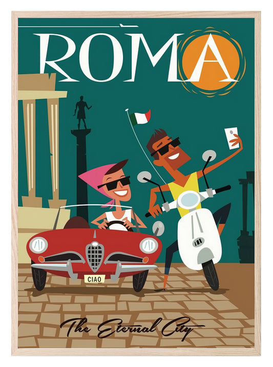 Rome Print | Italian Roma Wall Art