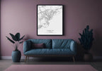 Cardiff Wales Print | Travel Map Wall Art - Larosier Prints