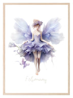 Birth Fairy Print | Floral Birthday Wall Art - Larosier Prints