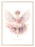 Birth Fairy Print | Floral Birthday Wall Art - Larosier Prints