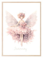 Birth Fairy Print | Floral Birthday Wall Art - Larosier Prints