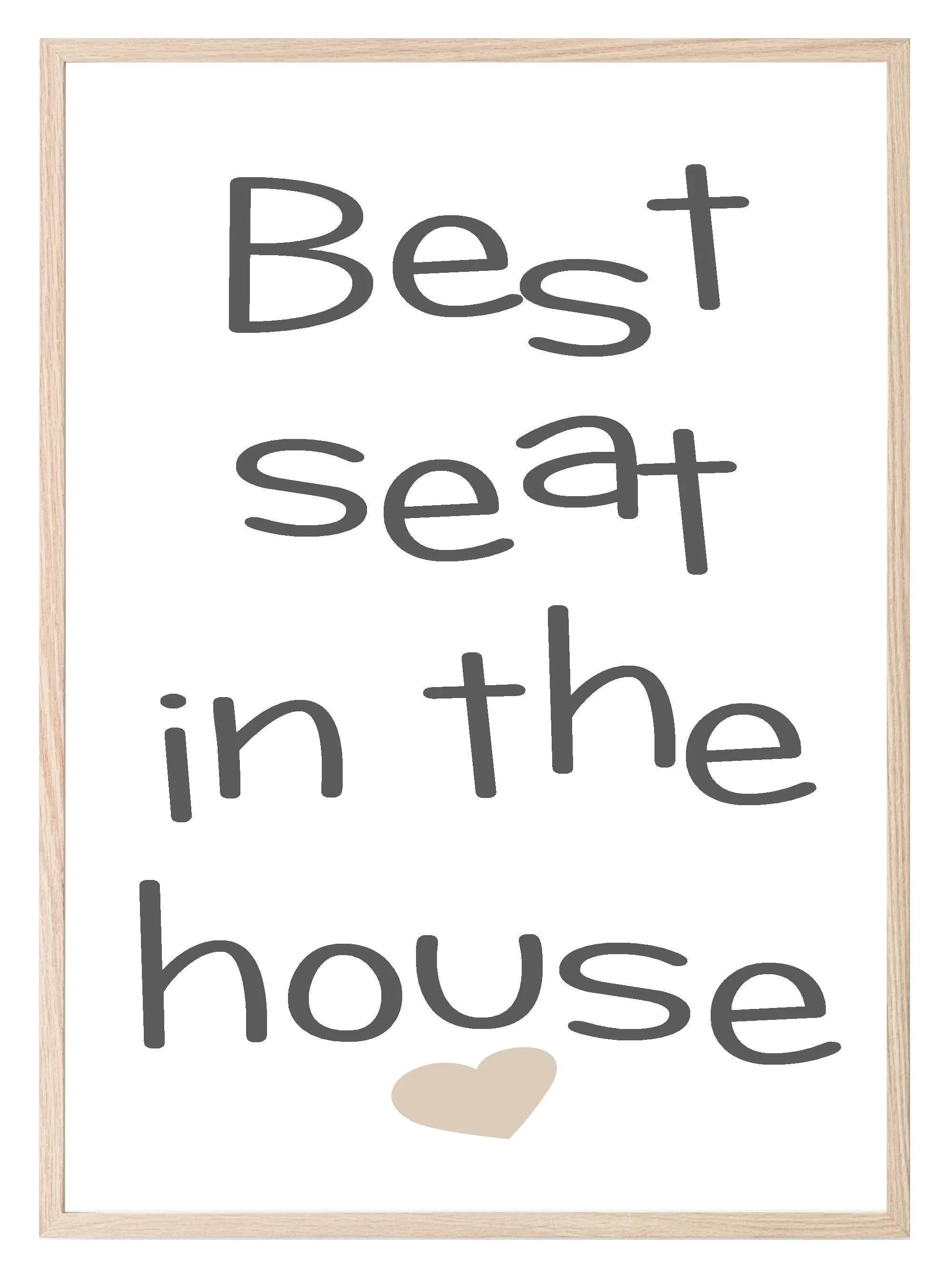 Set of 2 Bathroom Prints | Wash Your Worries Away & Best Seat In The House Wall Art - Larosier Prints