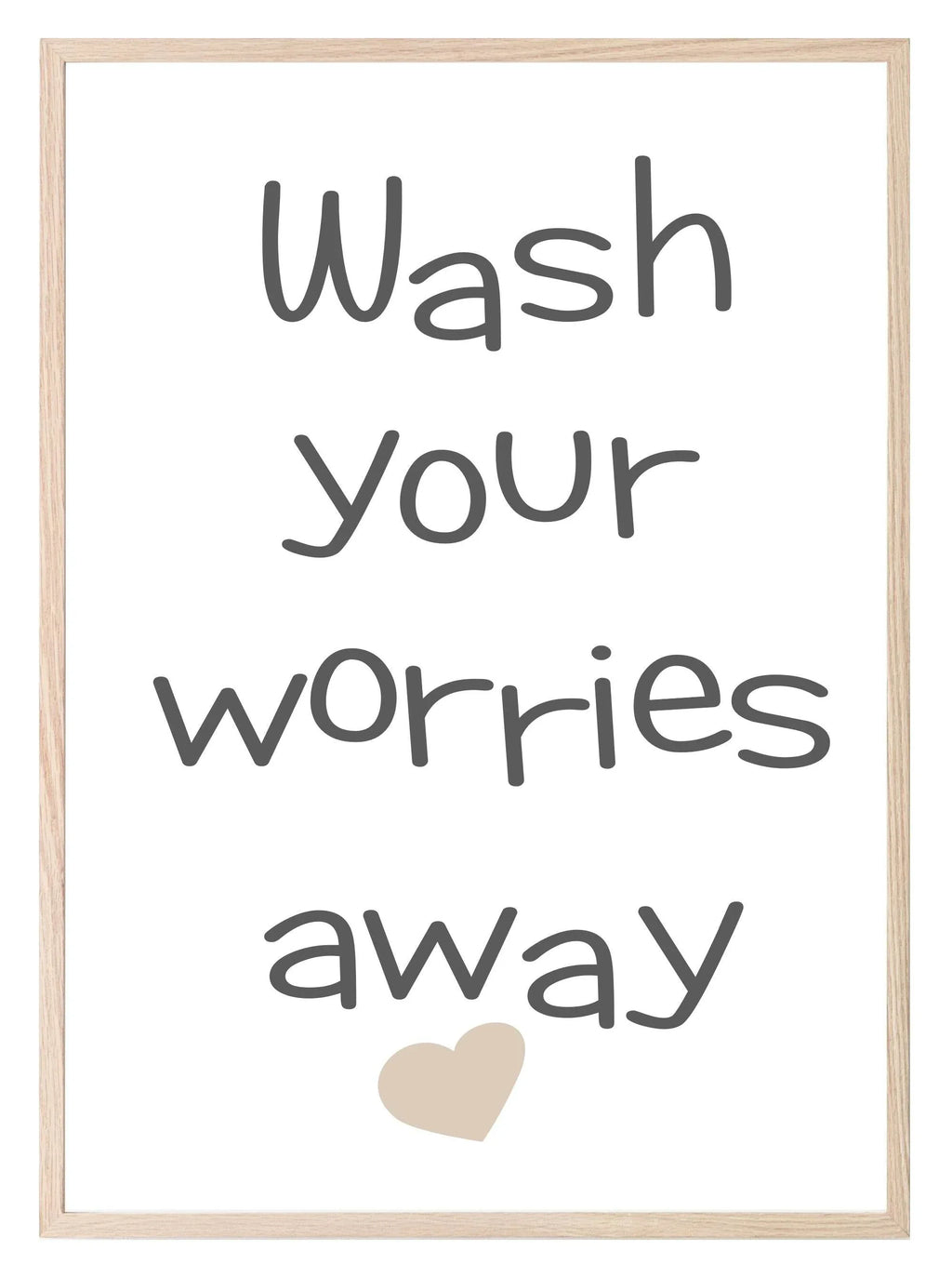 Set of 2 Bathroom Prints | Wash Your Worries Away & Best Seat In The House Wall Art - Larosier Prints