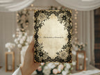 Black Rose Wedding Invitation Suite Bundle