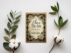 Black Rose Wedding Party Save The Dates & Envelopes | Pack of 10