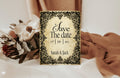 Black Lace Wedding Party Save The Dates & Envelopes | Pack of 10