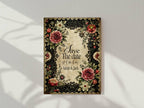 Gothic Floral Wedding Party Save The Dates & Envelopes | Pack of 10