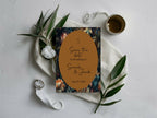 Moody Floral Wedding Party Save The Dates & Envelopes | Pack of 10
