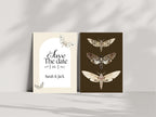 Dark Romance Vintage Moth Save the Date Cards | Pack of 10 | 14. Save the date 2