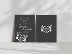 Gothic Save The Date Wedding Party Cards & Envelopes | Pack of 10 - Larosier Prints