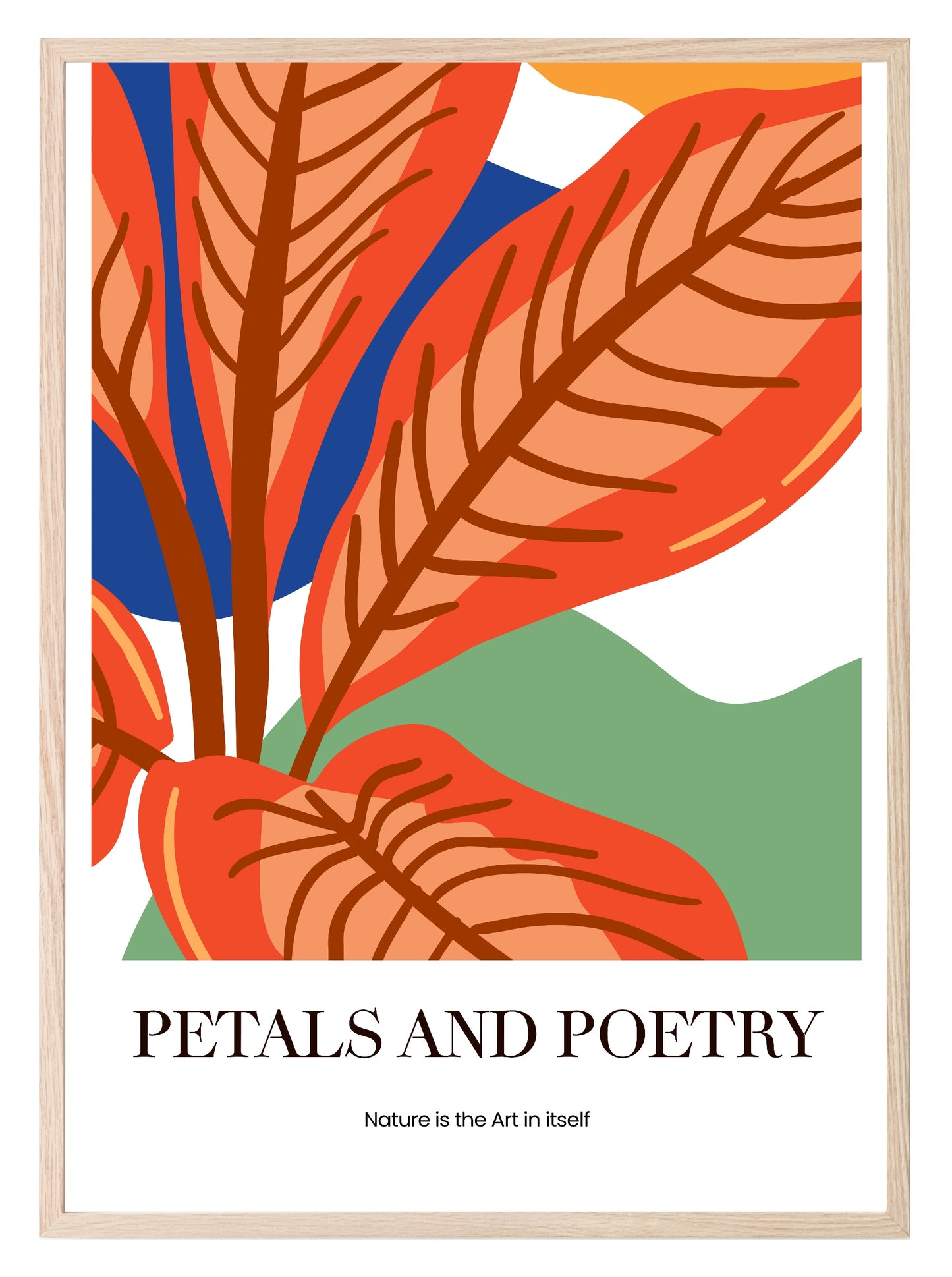 Petals & Poetry Print | Abstract Wall Art