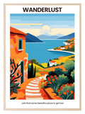 Wanderlust Print | Travel Wall Art - Larosier Prints