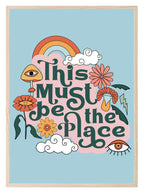 This Must Be The Place Print | Retro Wall Art - Larosier Prints
