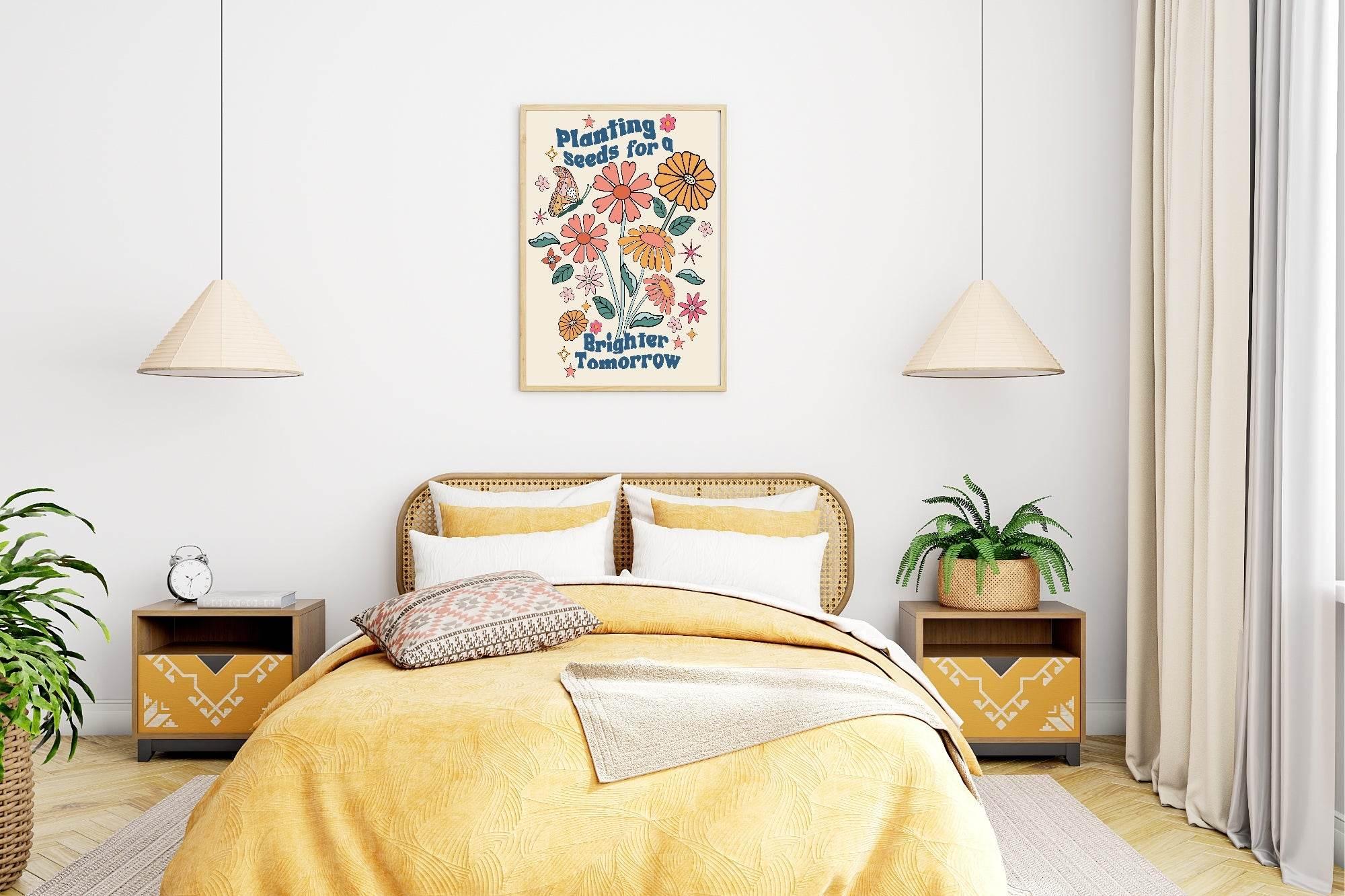 Planting Seeds For A Brighter Tomorrow Print | Inspirational Wall Art - Larosier Prints