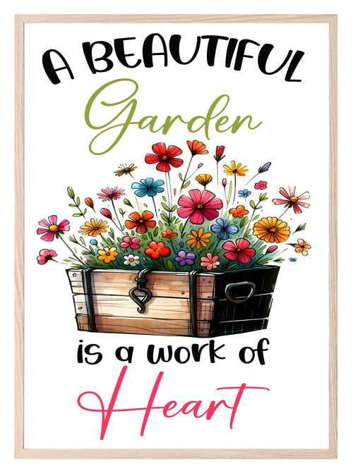 A beautiful Garden Print | Gardening Wall Art - Larosier Prints