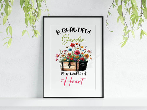 A beautiful Garden Print | Gardening Wall Art - Larosier Prints