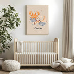 Kids Star Sign Print | Zodiac Birthday Wall Art - Larosier Prints