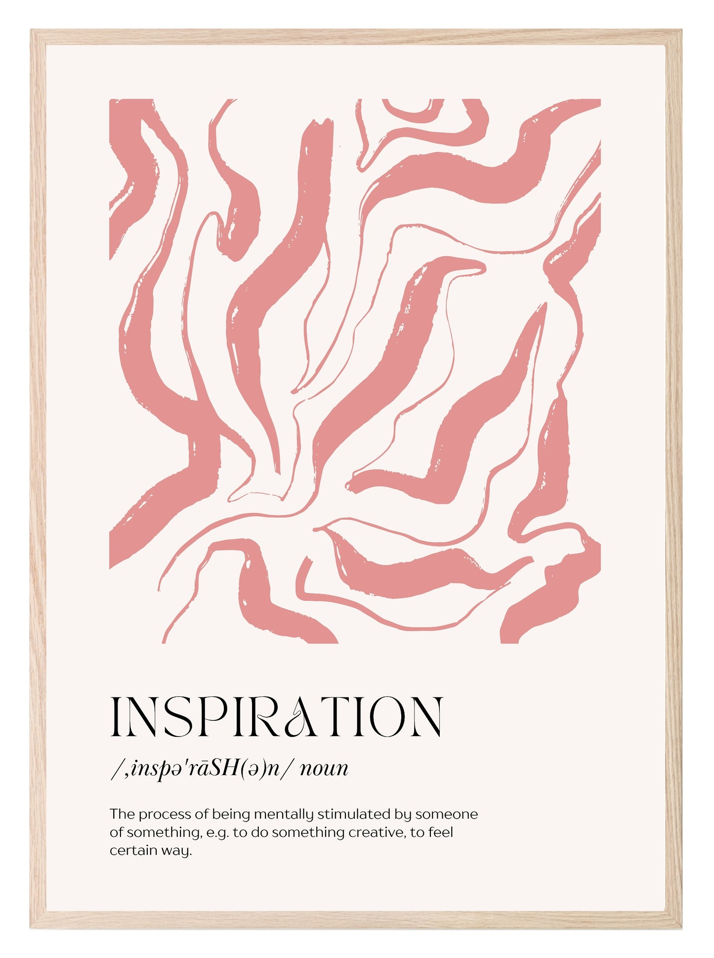 Abstract Inspiration Definition Print | Modern Wall Art