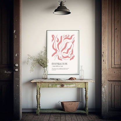 Abstract Inspiration Definition Print | Modern Wall Art