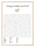 Bathroom Word Search Print | Toilet Humour Wall Art - Larosier Prints