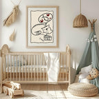 Cat Print | Sweet Dreams | Nursery Wall Art - Larosier Prints