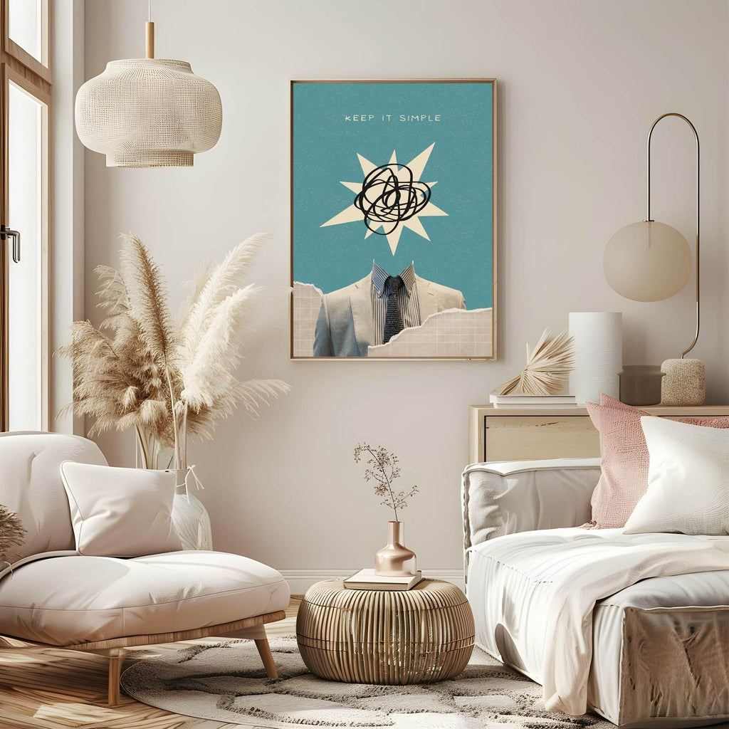 Keep It Simple Print | Inspirational Art - Larosier Prints