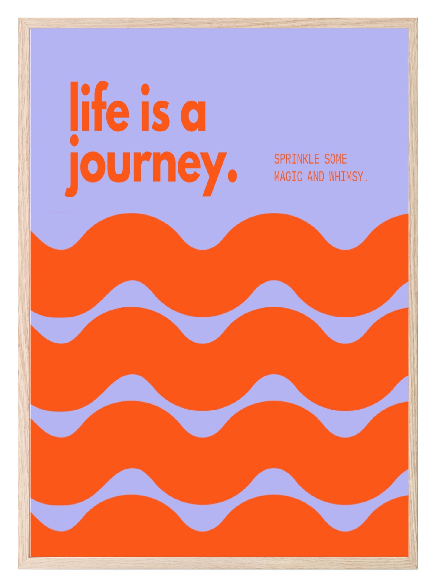 Life Is A Journey Print | Abstract Wall Art