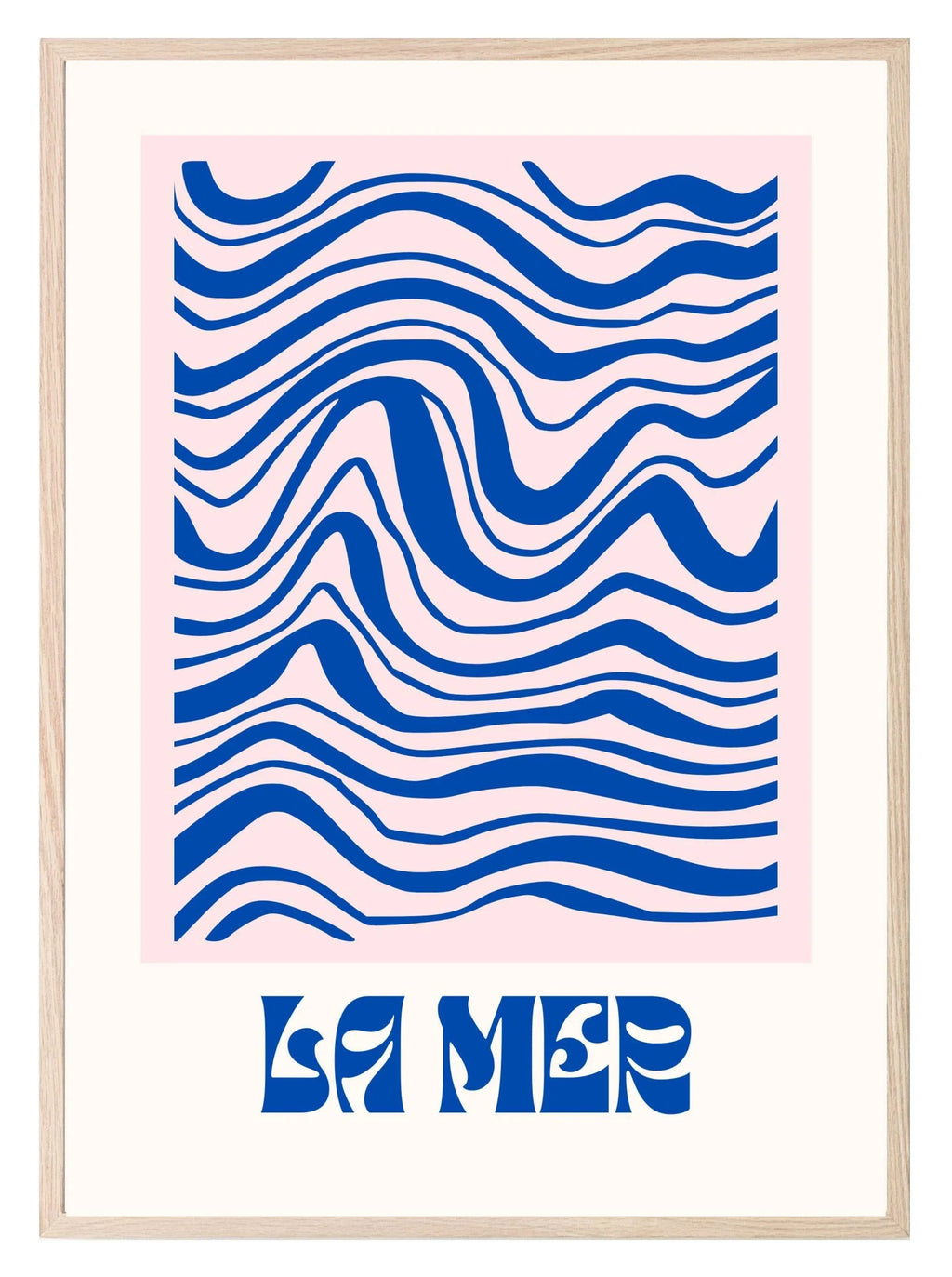 La Mer Print | Waves | Abstract Wall Art - Larosier Prints