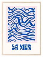 La Mer Print | Waves | Abstract Wall Art - Larosier Prints