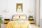 Good Night Print | Have A Good Sleep And Relax Your Body | Bedroom Wall Art - Larosier Prints