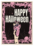 Happy Halloween Print | Heart In Hand Wall Art - Larosier Prints