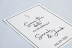 Minimalist Save The Date Wedding Party Cards & Envelopes | Pack of 10 - Larosier Prints