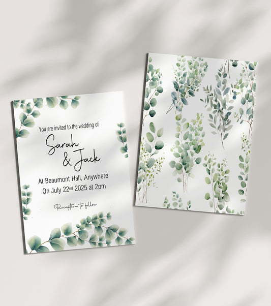 Red & Pink Wedding Party Invitations & Envelopes | Pack of 10 (Copy)