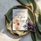 Boho Wedding Party Invitations & Envelopes | Pack of 10 - Larosier Prints
