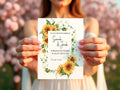 Sunflower Wedding Party Invitations & Envelopes | Pack of 10 - Larosier Prints