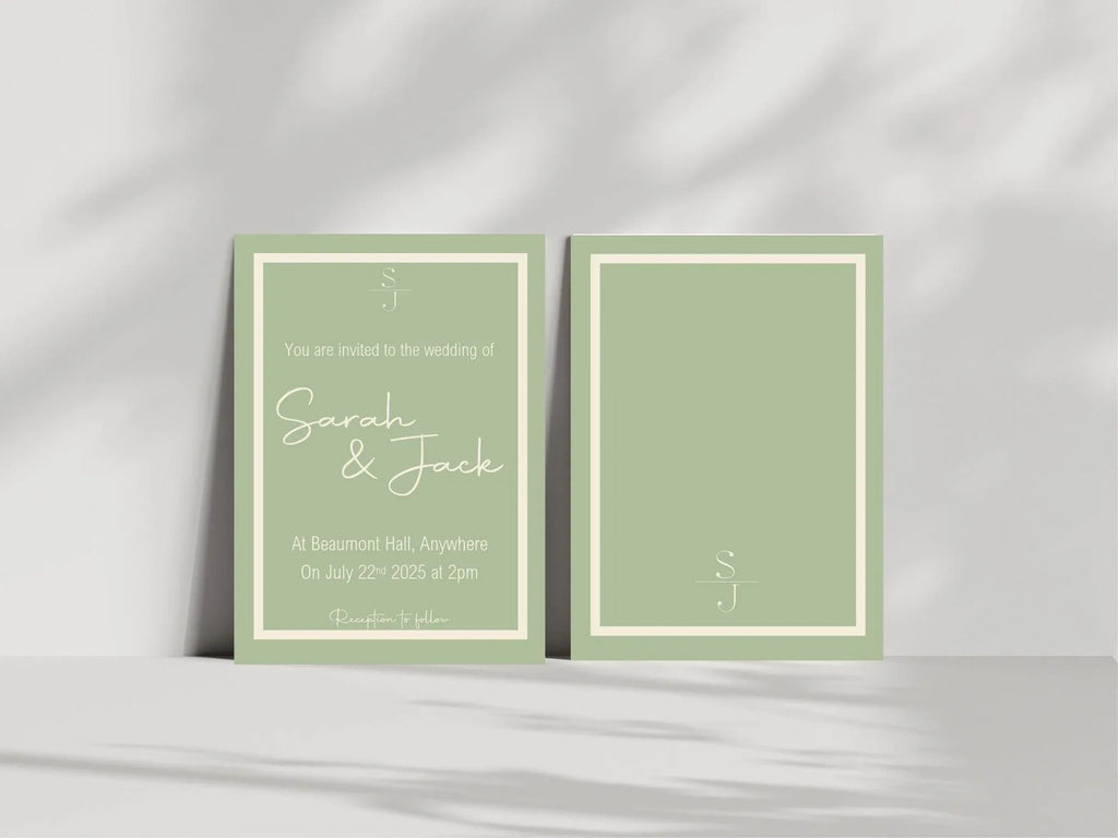Willow Wedding Invitation Suite - Larosier Prints